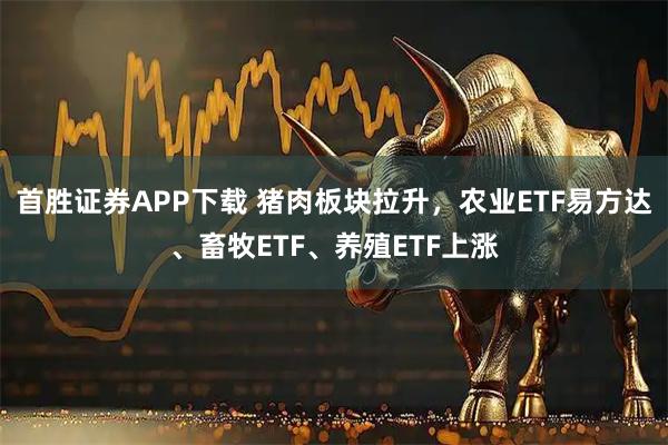 首胜证券APP下载 猪肉板块拉升，农业ETF易方达、畜牧ETF、养殖ETF上涨